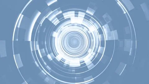 Subtle Hi-Tech Space Technology Streaks Stock Illustration