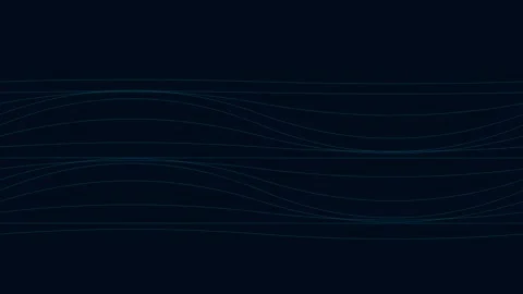 Subtle horizontal lines glowing in deep indigo darkness 库存影片 335255932