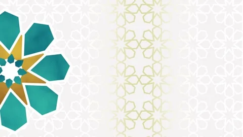 Subtle Islamic Star Pattern Stock Footage 335622257