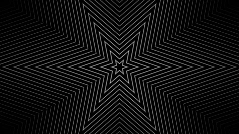 Subtle layered paper star pattern with concentric embossed lines radiating .. Stock Footage 337004485
