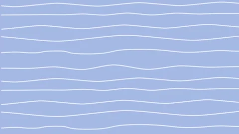 Subtle light blue background with thin waving white horizontal lines Stock Footage 327469041