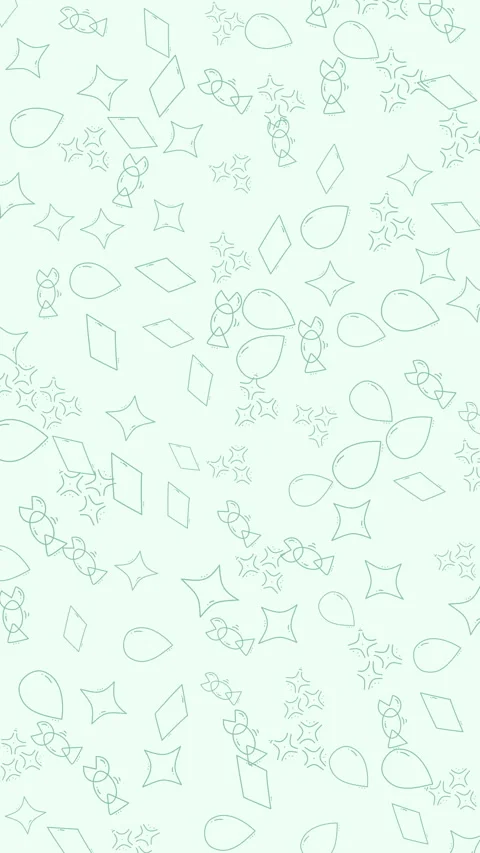 Subtle Light Green Abstract Outlined Shapes Moving Pattern Background Animati Stock Footage 336834766