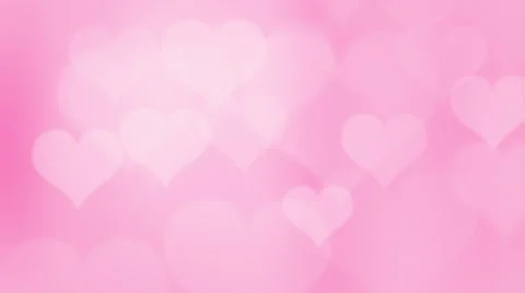 Subtle Light Pink Hearts Stock Footage 50707737