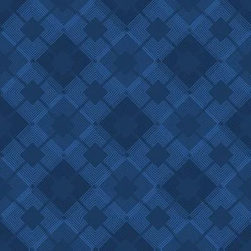 Subtle line squares seamless pattern Stock Illustration