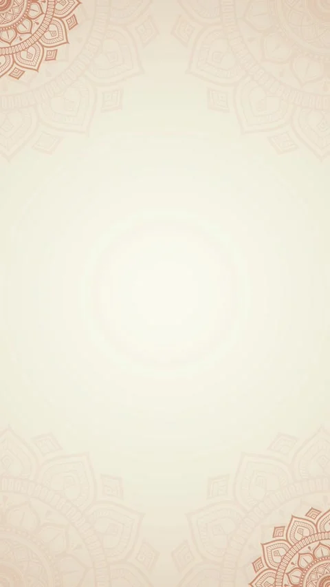 Subtle Mandala Pattern Animation on Vertical Design in Beige and Brown Shades Stock Footage 288656033