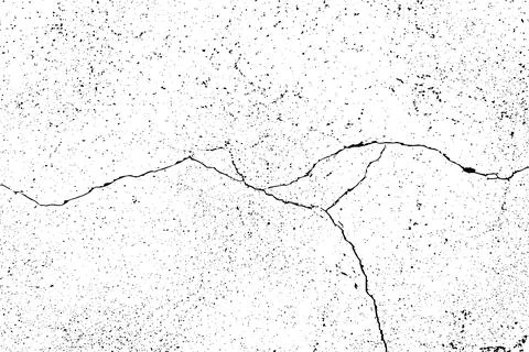 Subtle monochromatic concrete surface. Fine grainy noise with realistic cra.. Stock Illustration