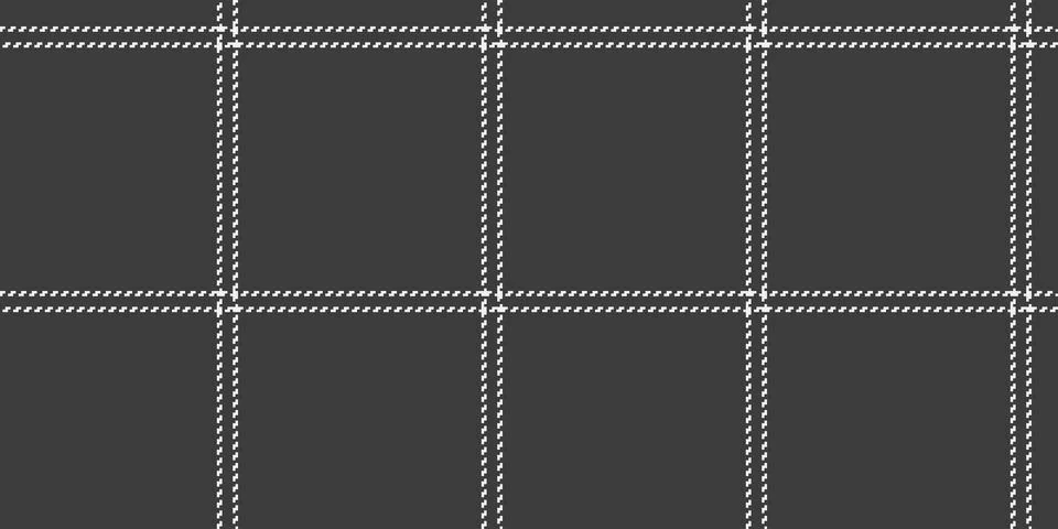 Subtle monochrome plaid pattern. Elegant, minimalist design with a grid of th Stock Illustration