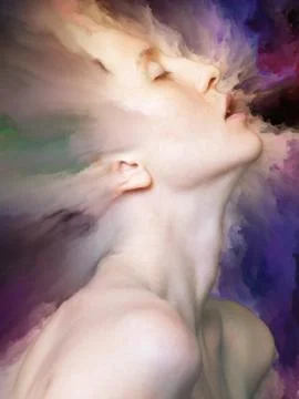 Subtle mysterious nature. Stock Illustration