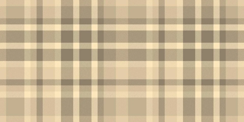 Subtle neutral beige and brown plaid pattern.  Perfect for textile design, fa Illustrazione stock