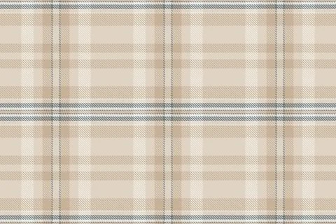 Subtle neutral plaid pattern in beige and gray tones. Perfect for textile des Illustrazione stock