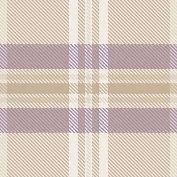 Subtle neutral plaid pattern in beige, mauve, and white.  Perfect for texti.. Stock Illustration