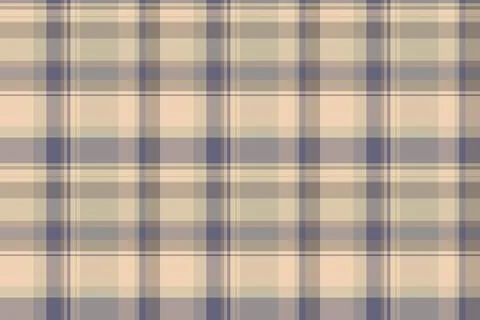 Subtle neutral plaid pattern in beige, grey, and lavender tones.  Perfect for Stock Illustration