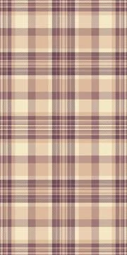 Subtle neutral plaid pattern in beige and mauve tones.  Perfect for textile d Stock Illustration