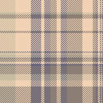 Subtle neutral plaid pattern in beige, taupe, and gray. Perfect for textile.. Stock Illustration