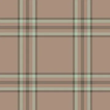Subtle neutral plaid pattern in muted browns and greens.  Perfect for textile Stock Illustration
