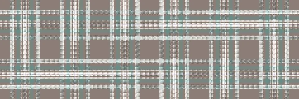 Subtle neutral plaid pattern in soft browns and greens. Perfect for textile d Stock Illustration
