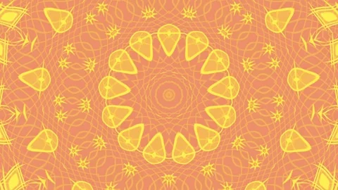 Subtle Orange And Yellow Abstract Pattern Background Loop 動画素材 313144862