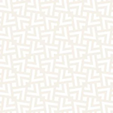 Subtle Ornament With Striped Rhombuses. Vector Seamless Monochrome Pattern イラスト素材