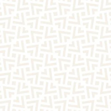 Subtle Ornament With Striped Rhombuses. Vector Seamless Monochrome Pattern イラスト素材