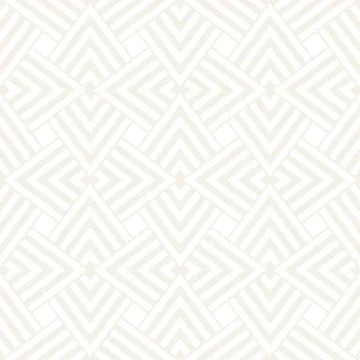 Subtle Ornament With Striped Rhombuses. Vector Seamless Monochrome Pattern Stockillustratie