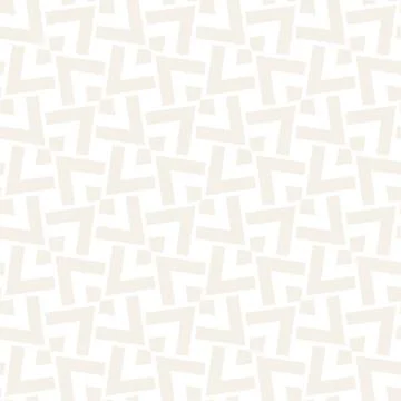 Subtle Ornament With Striped Rhombuses. Vector Seamless Monochrome Pattern Illustrazione stock