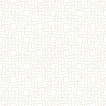 Subtle Ornament With Striped Rhombuses. Vector Seamless Monochrome Pattern イラスト素材