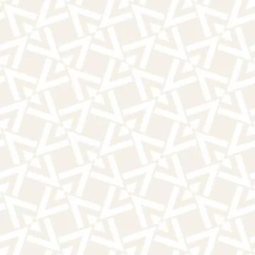 Subtle Ornament With Striped Rhombuses. Vector Seamless Monochrome Pattern Illustrazione stock
