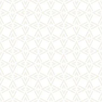 Subtle Ornament With Striped Rhombuses. Vector Seamless Monochrome Pattern イラスト素材