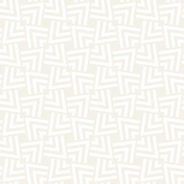 Subtle Ornament With Striped Rhombuses. Vector Seamless Monochrome Pattern イラスト素材