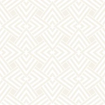 Subtle Ornament With Striped Rhombuses. Vector Seamless Monochrome Pattern イラスト素材