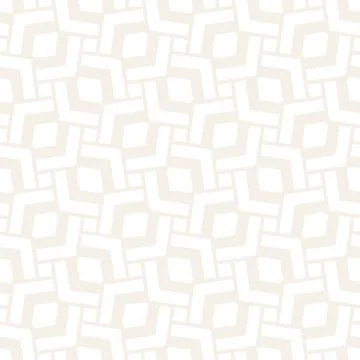 Subtle Ornament With Striped Rhombuses. Vector Seamless Monochrome Pattern イラスト素材