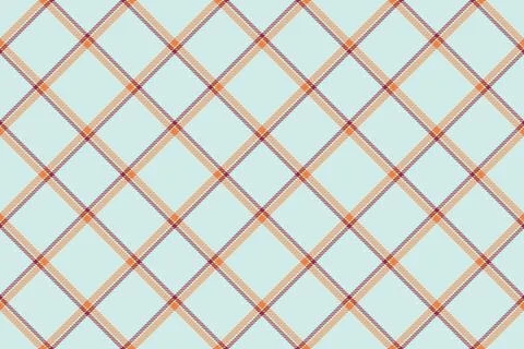 Subtle pastel diamond plaid pattern.  Perfect for textile design, backgrounds Stock Illustration