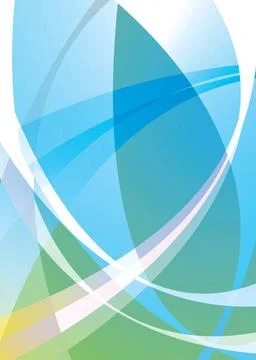 Subtle pastel overlap Illustrated subtle background in greens and blues id... Stock Photos