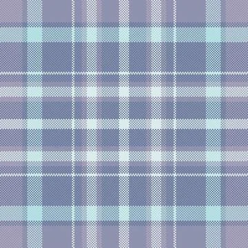 Subtle pastel plaid pattern in calming blue and lilac hues.  Perfect for text Stock Illustration