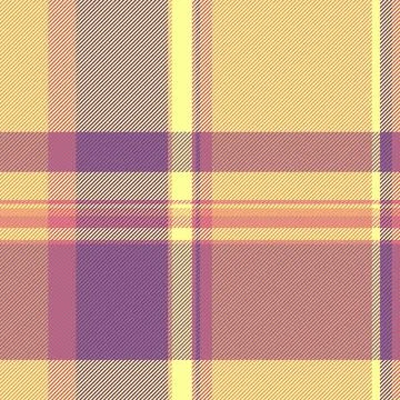 Subtle pastel plaid pattern in calming hues of purple, peach, and yellow.  Pe イラスト素材
