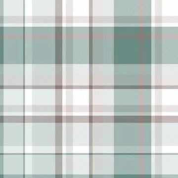 Subtle pastel plaid pattern.  Elegant, versatile design in soft greens, white Stock Illustration
