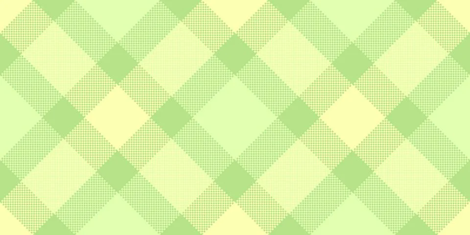 Subtle pastel plaid pattern in green and yellow. Perfect for backgrounds, tex Stock Illustration