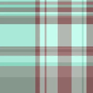 Subtle pastel plaid pattern in mint, gray, and mauve.  Perfect for background Illustrazione stock