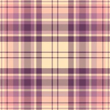 Subtle pastel plaid pattern in peach, purple, and cream.  Perfect for textile Stockillustratie