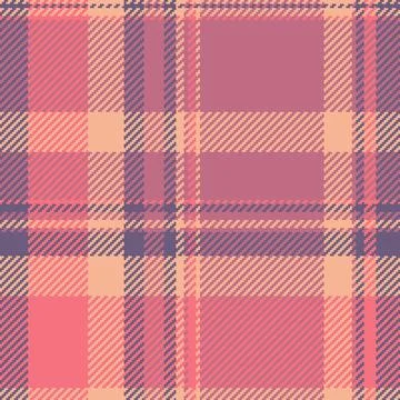 Subtle pastel plaid pattern in peach, rose, and mauve.  Perfect for textile d イラスト素材