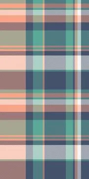 Subtle pastel plaid pattern, perfect for textile design, fashion, or website  Stock Illustration