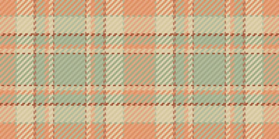 Subtle pastel plaid pattern, perfect for backgrounds, textiles, or apparel de Stock Illustration