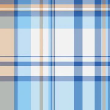 Subtle pastel plaid pattern in shades of blue, beige, and gray.  Perfect for  Stock Illustration