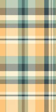 Subtle pastel plaid pattern in soft orange, teal, and beige.  Perfect for tex 스톡 일러스트