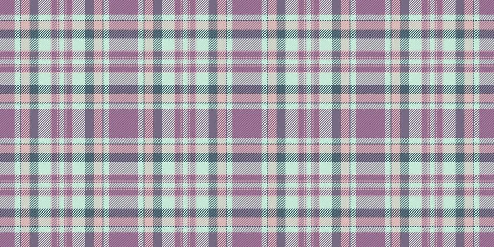 Subtle pastel plaid pattern in soft pinks, purples, and greens.  Perfect for  Illustrazione stock