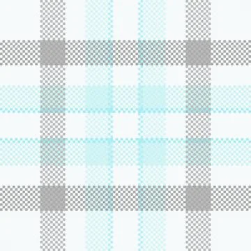 Subtle pastel plaid pattern in soft blue and gray on white.  Perfect for ba.. Stock Illustration