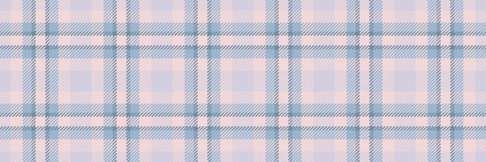 Subtle pastel plaid pattern in soft pink and blue hues.  Ideal for textile .. Stock Illustration