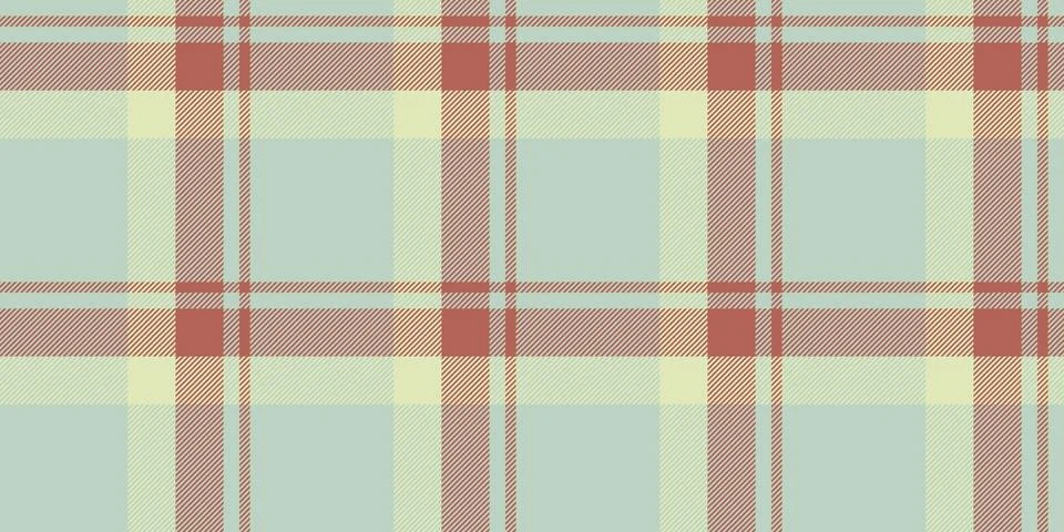 Subtle pastel plaid pattern in soft mint, cream, and dusty rose hues.  Perfec イラスト素材