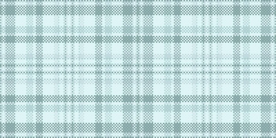 Subtle pastel teal plaid pattern.  Perfect for textile design, website backgr Stock Illustration