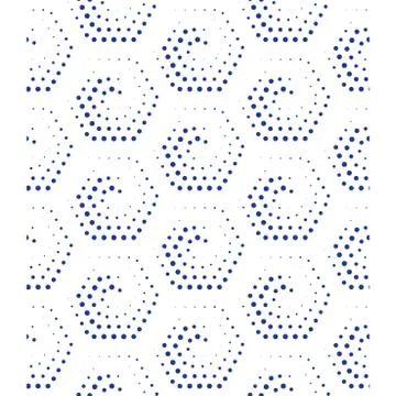 Subtle pattern with dotted hexagons Illustrazione stock
